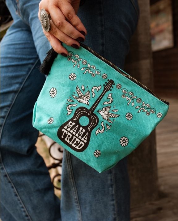 Junk Gypsy Mama Tried Travel Pouch