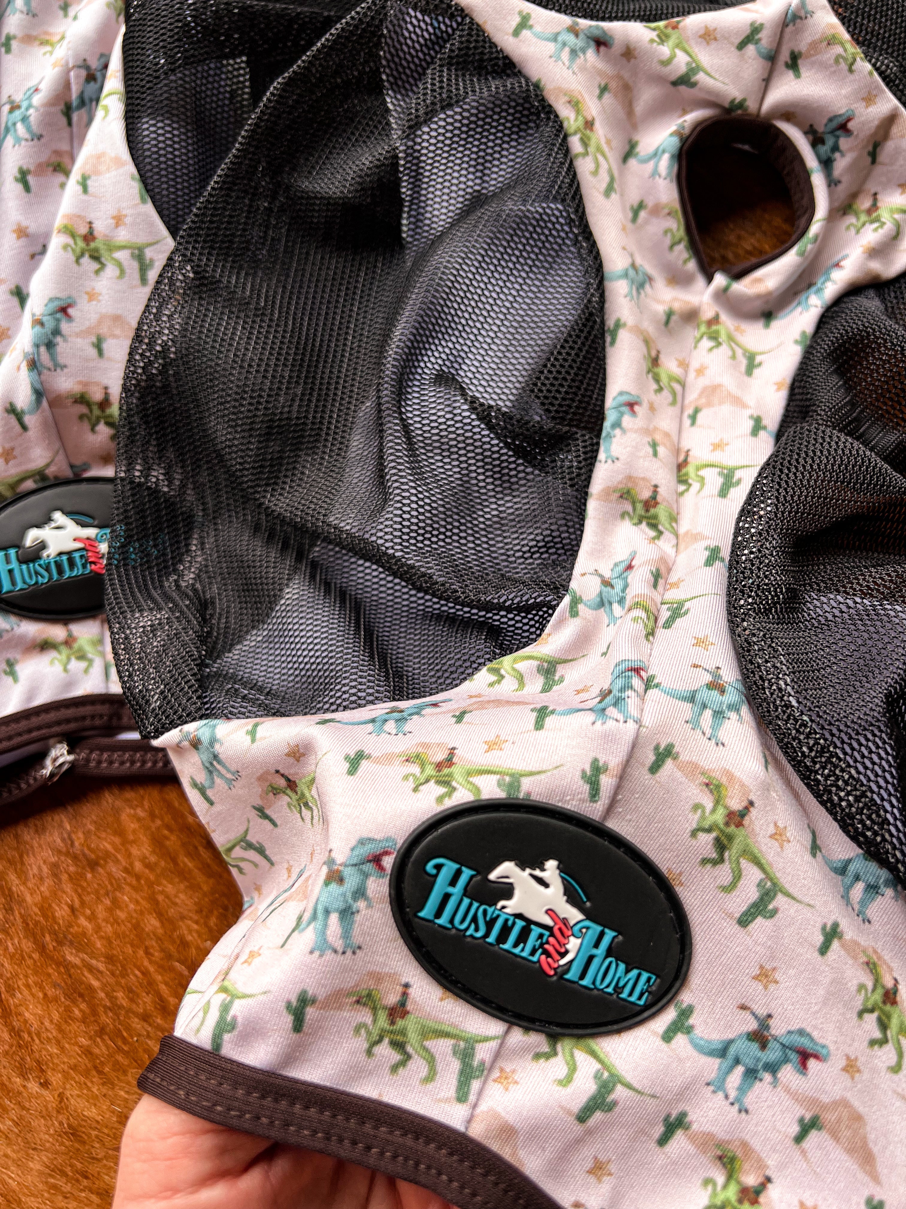Hustle and Home | Jurassic Ranch Fly Mask - 3 Sizes!