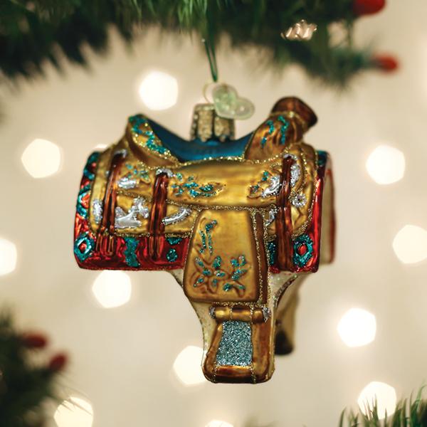 The Western Saddle Ornament