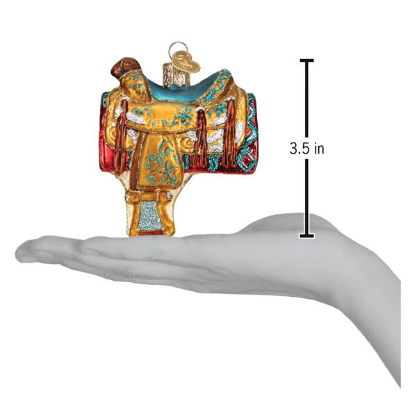 The Western Saddle Ornament