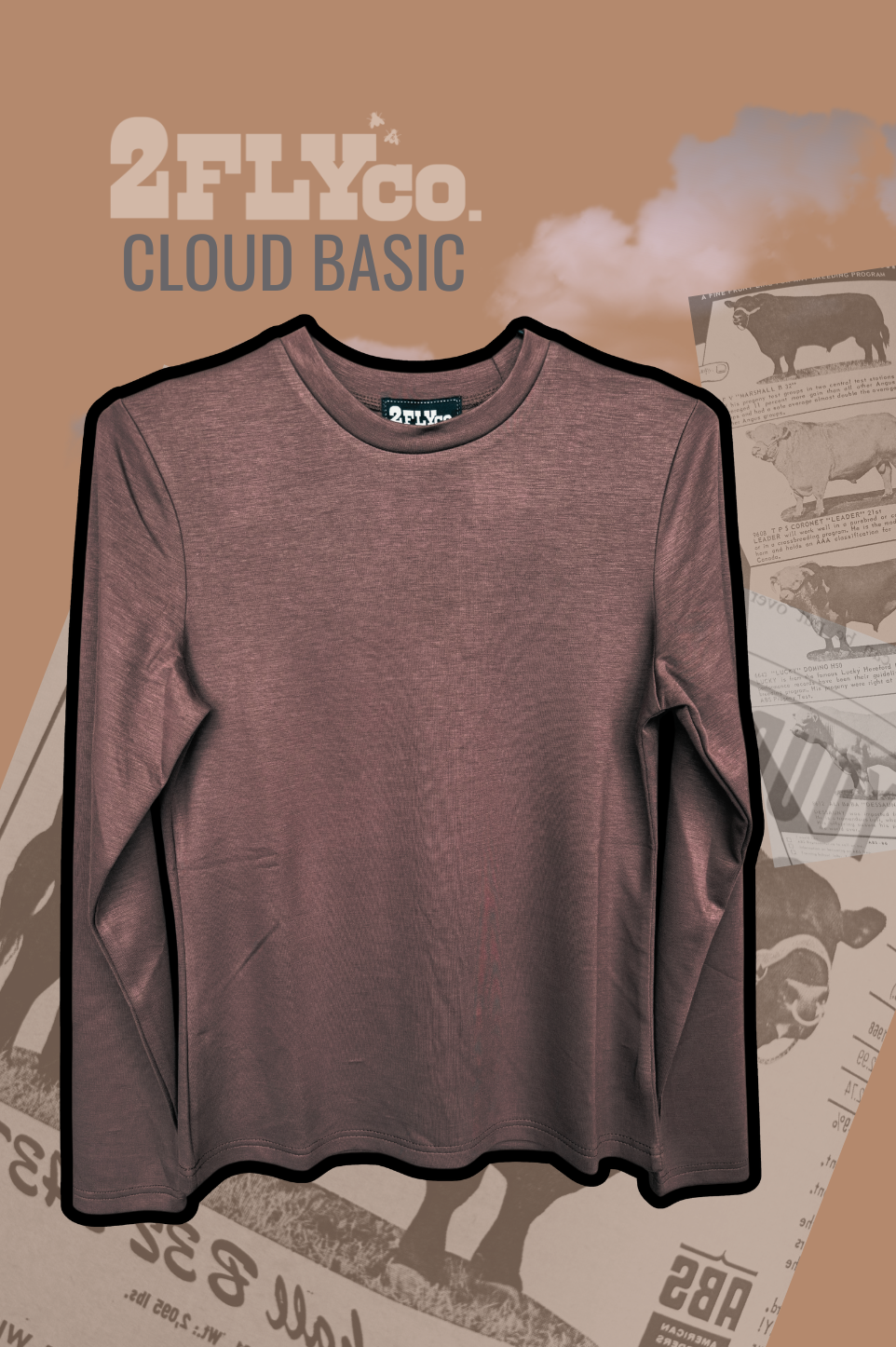 The Cloud Long Sleeve Basic Tee | 4 Colors Available!