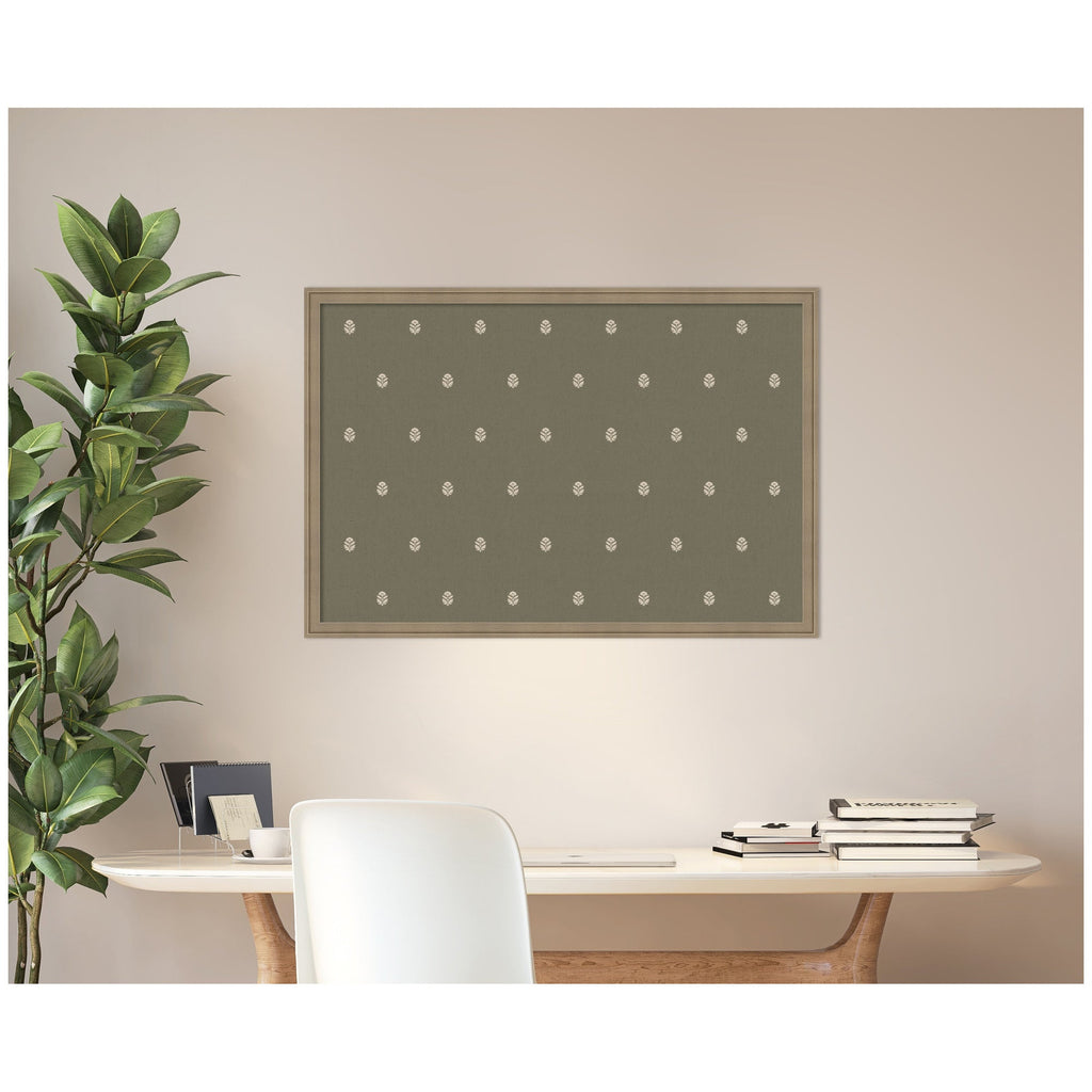 Pinboard | Green Botanical Block Print - Multiple Sizes!