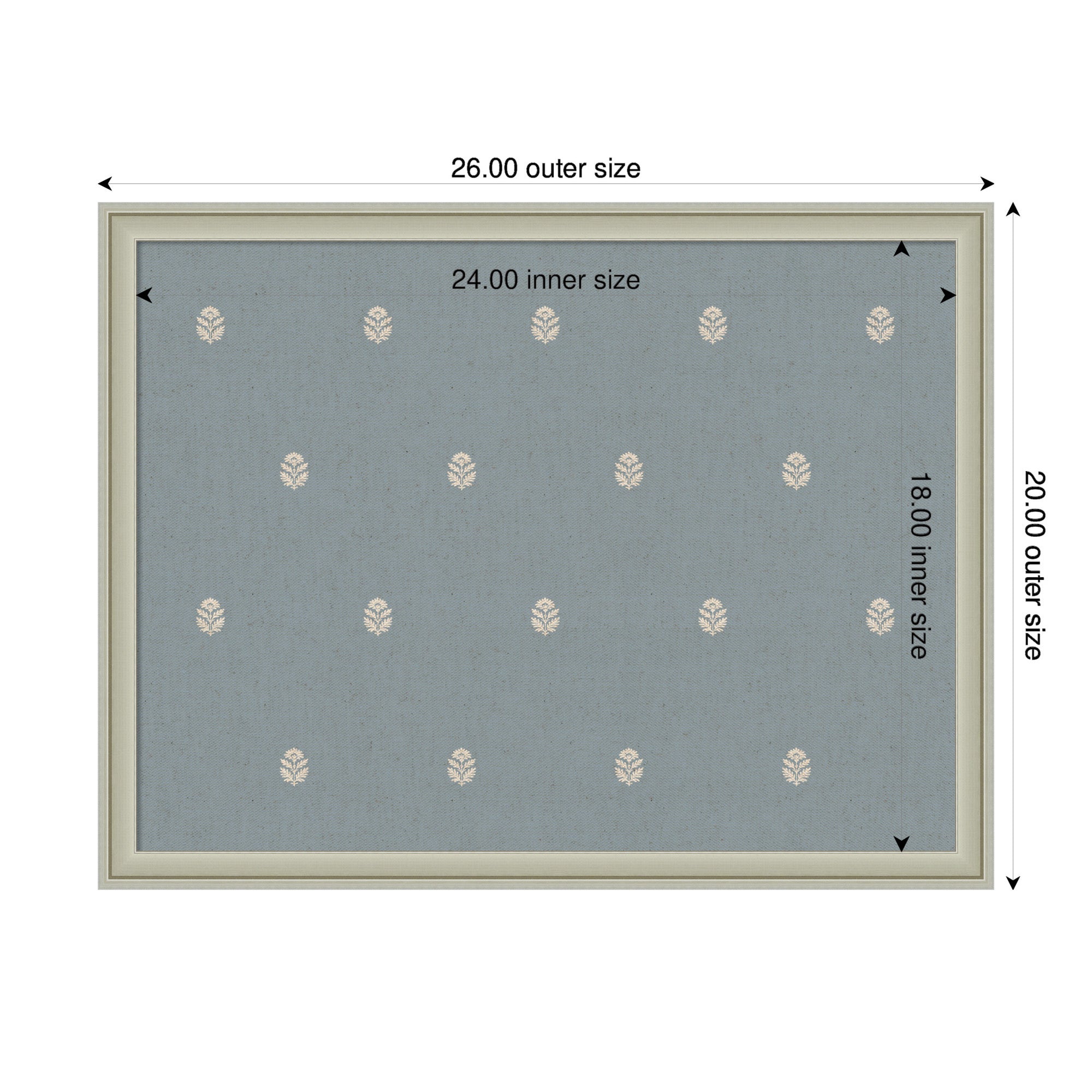 Pinboard | Blue Botanical Block Print