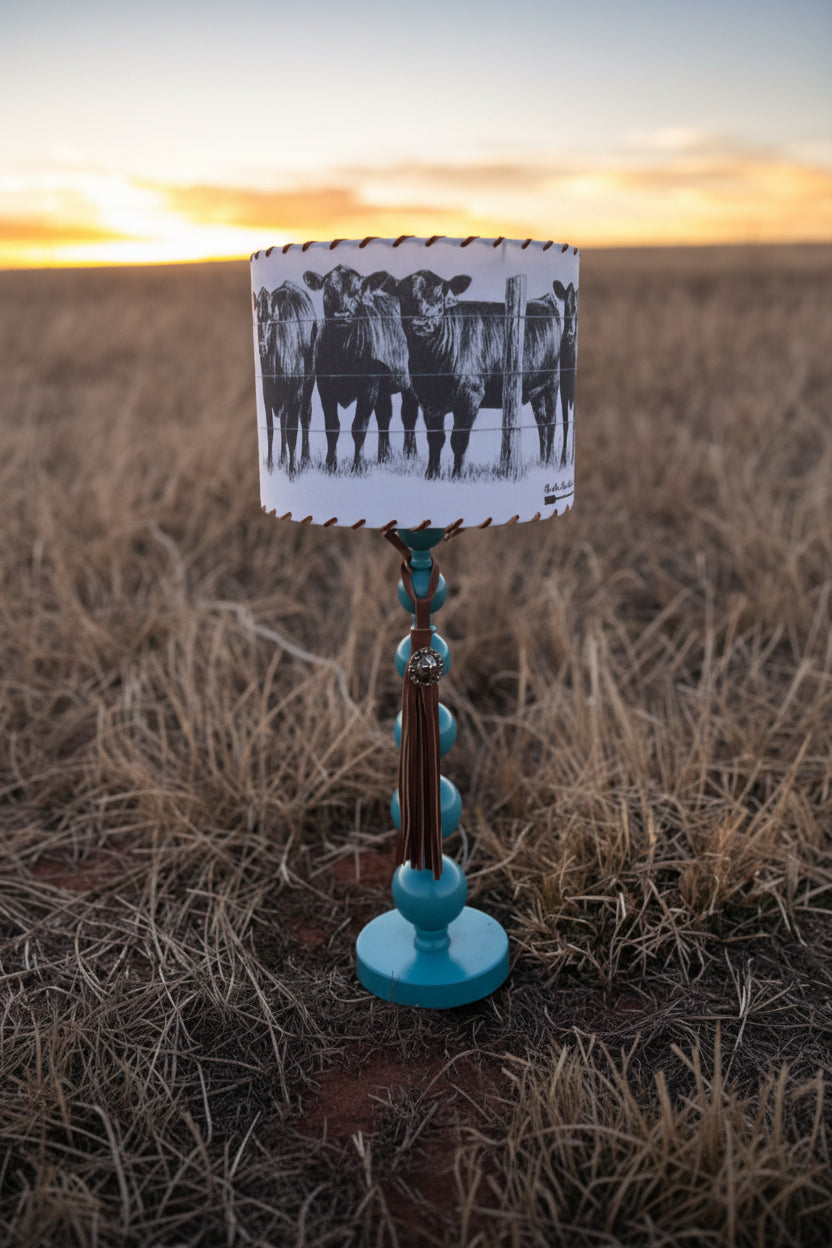Angus Cattle Herd Lampshade