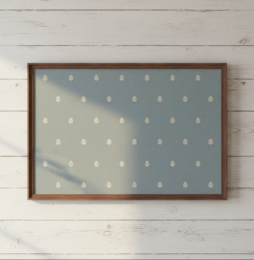 Pinboard | Blue Botanical Block Print