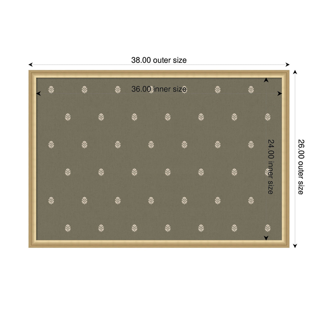 Pinboard | Green Botanical Block Print - Multiple Sizes!