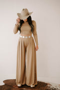 The Catalina Taupe Pant Set