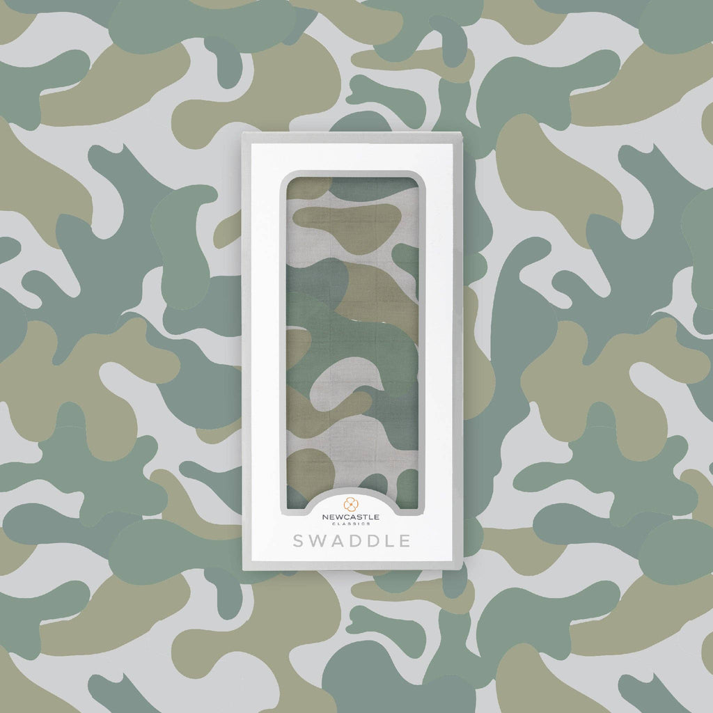 The Hunter's Camo Swaddle