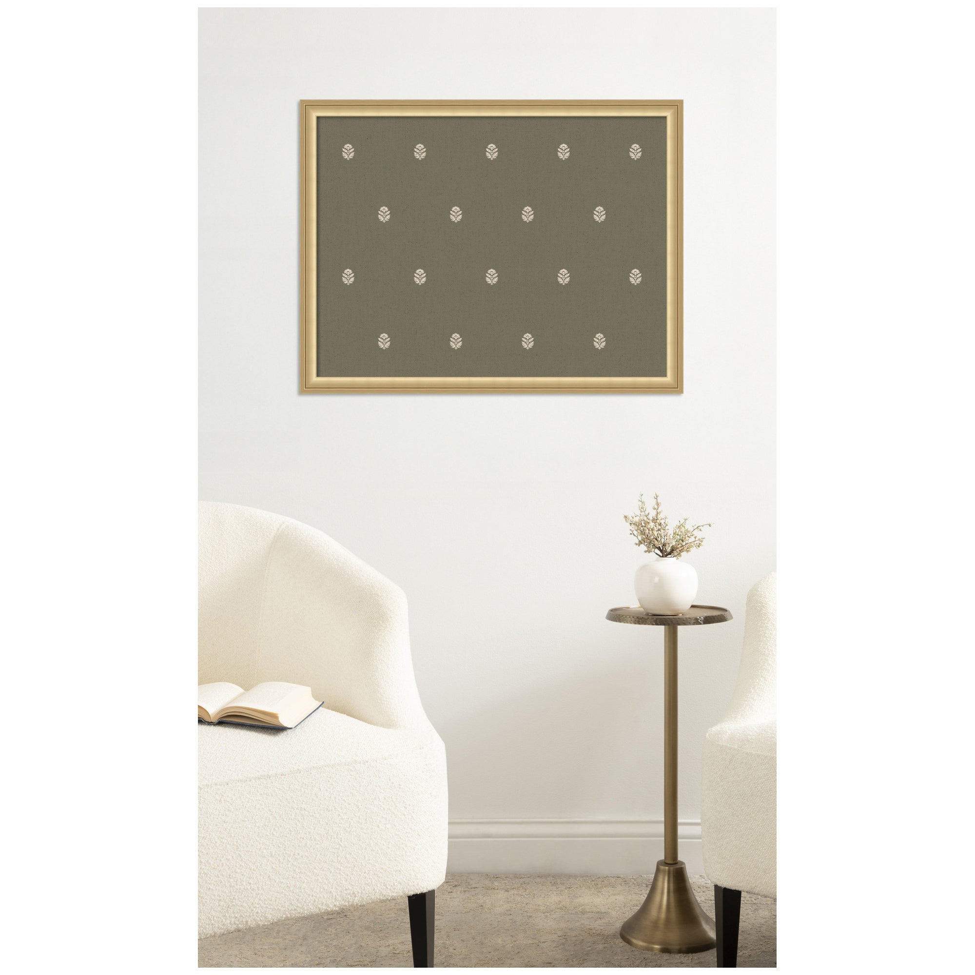 Pinboard | Green Botanical Block Print - Multiple Sizes!