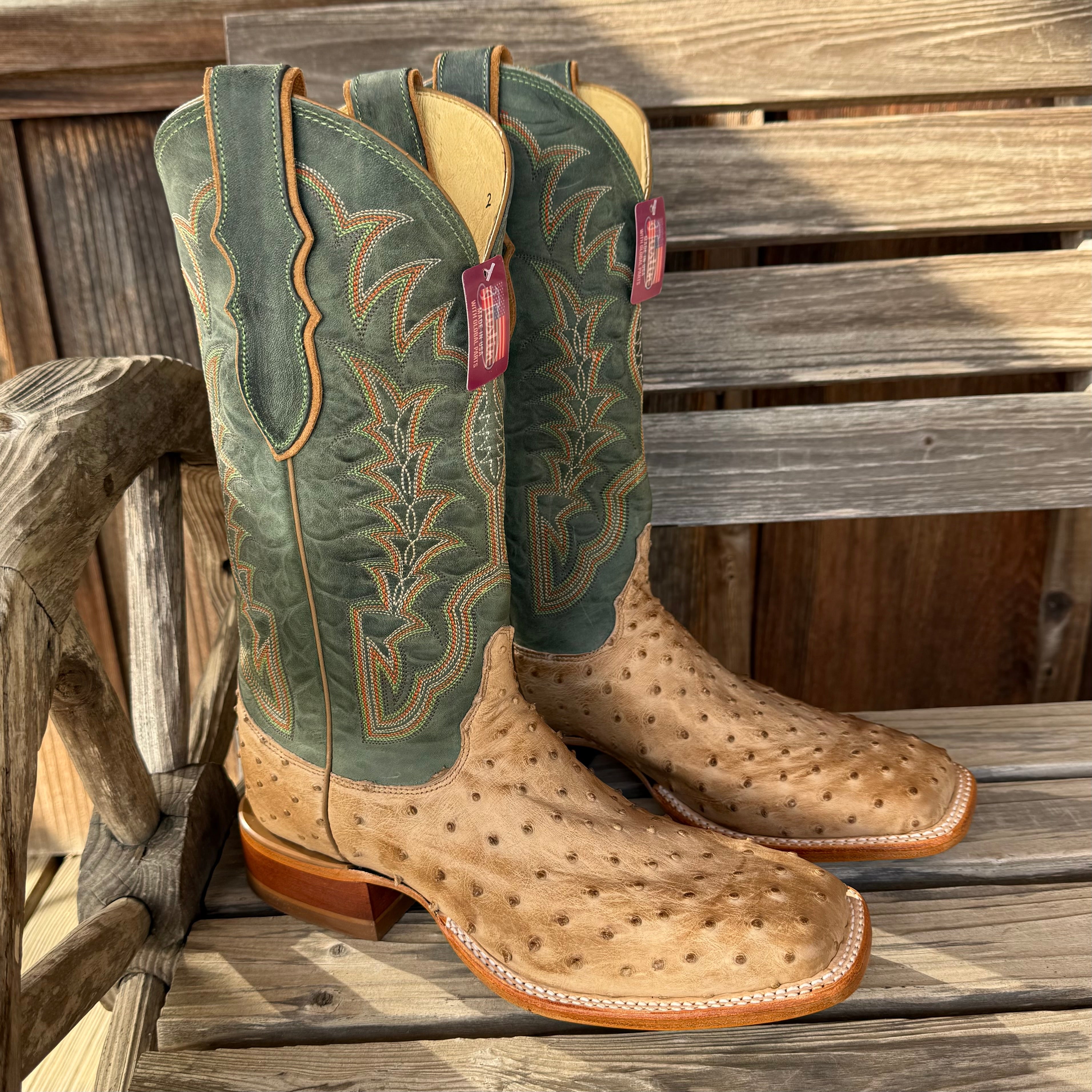 Justin | Men's Ostrich Chisolm Boot