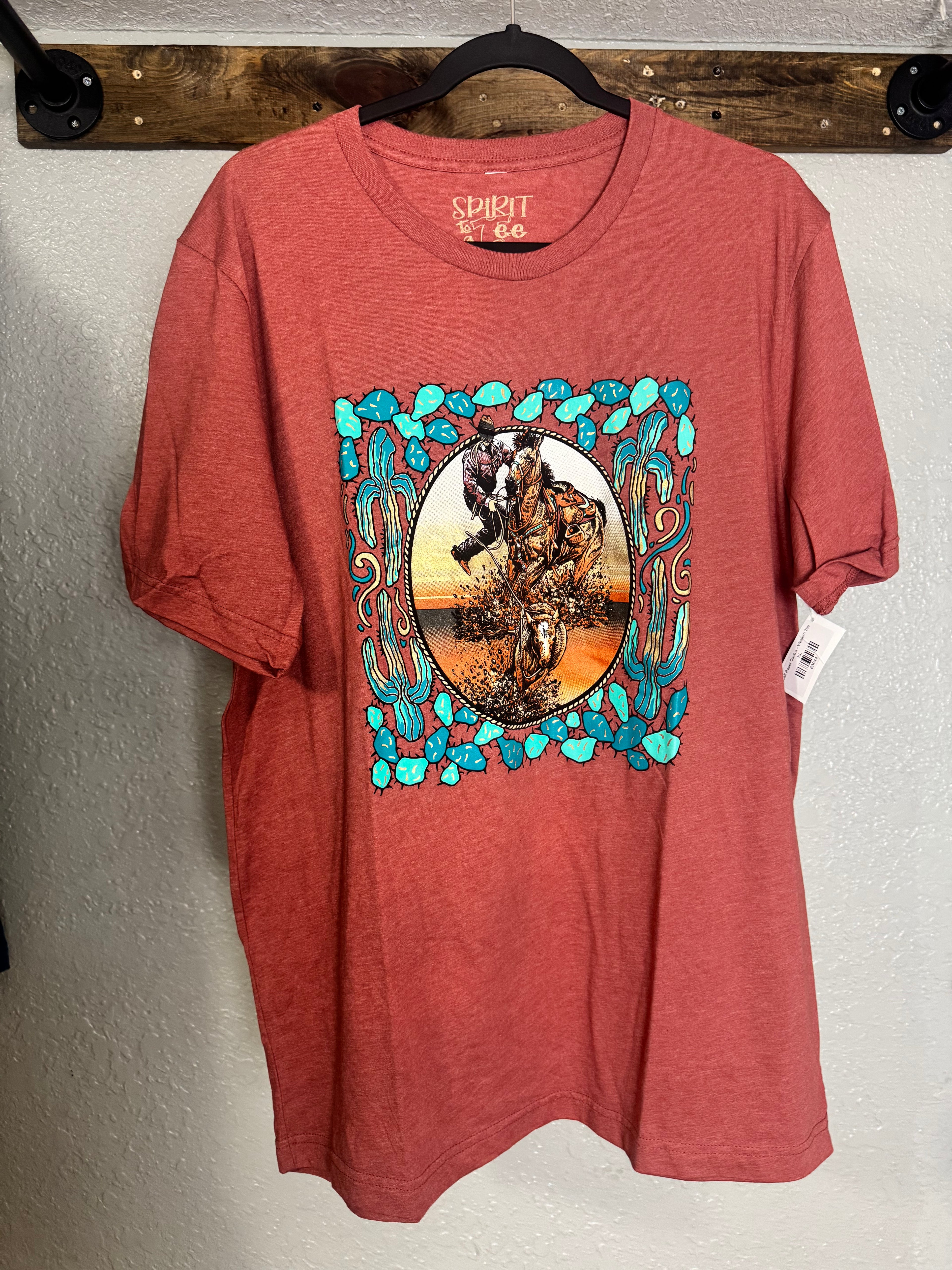 Steppin Off Calf Roping Tee