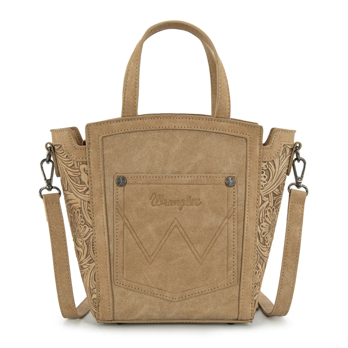 Wrangler Genuine Hair-On Cowhide Tote/Crossbody - Multiple Colors!