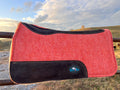 Hustle and Home Coral Luxe Pony Contoured Felt Top/Fleece Lined Saddle Pad