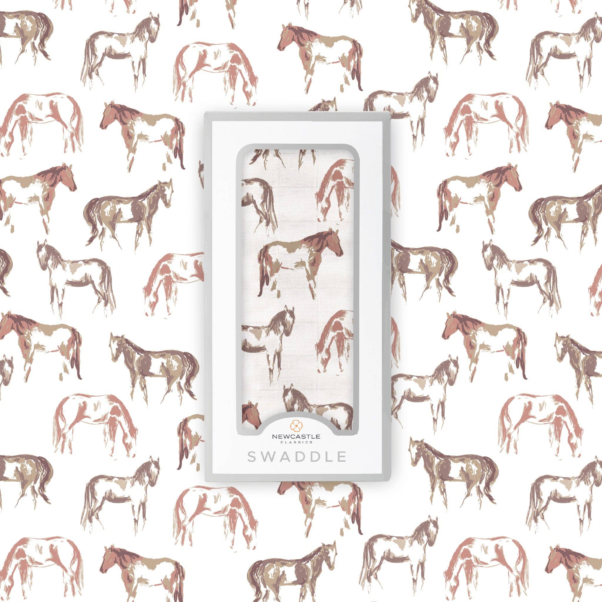 The Wild Horses Bamboo Swaddle