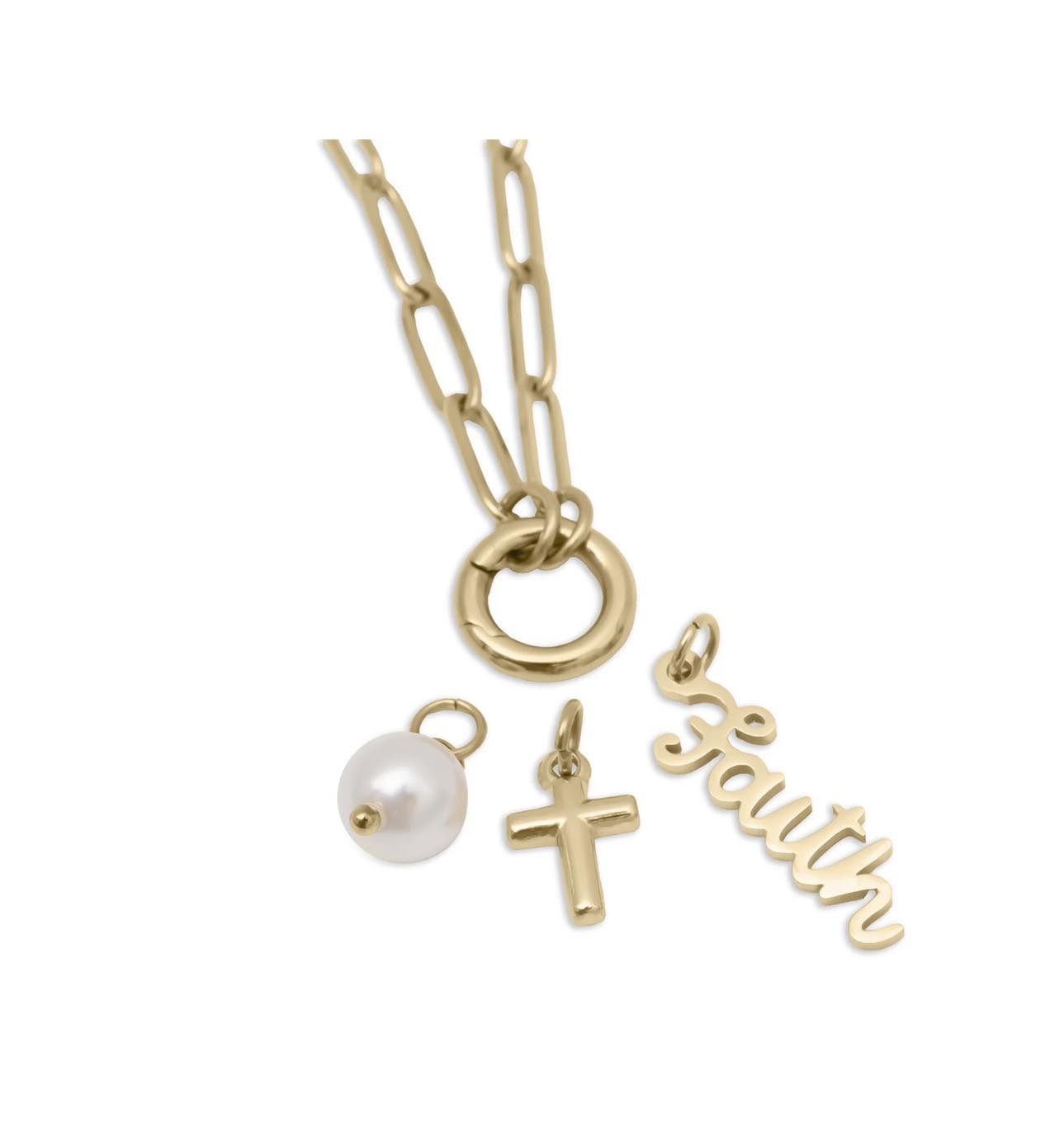 DIY Faith Charm Necklace
