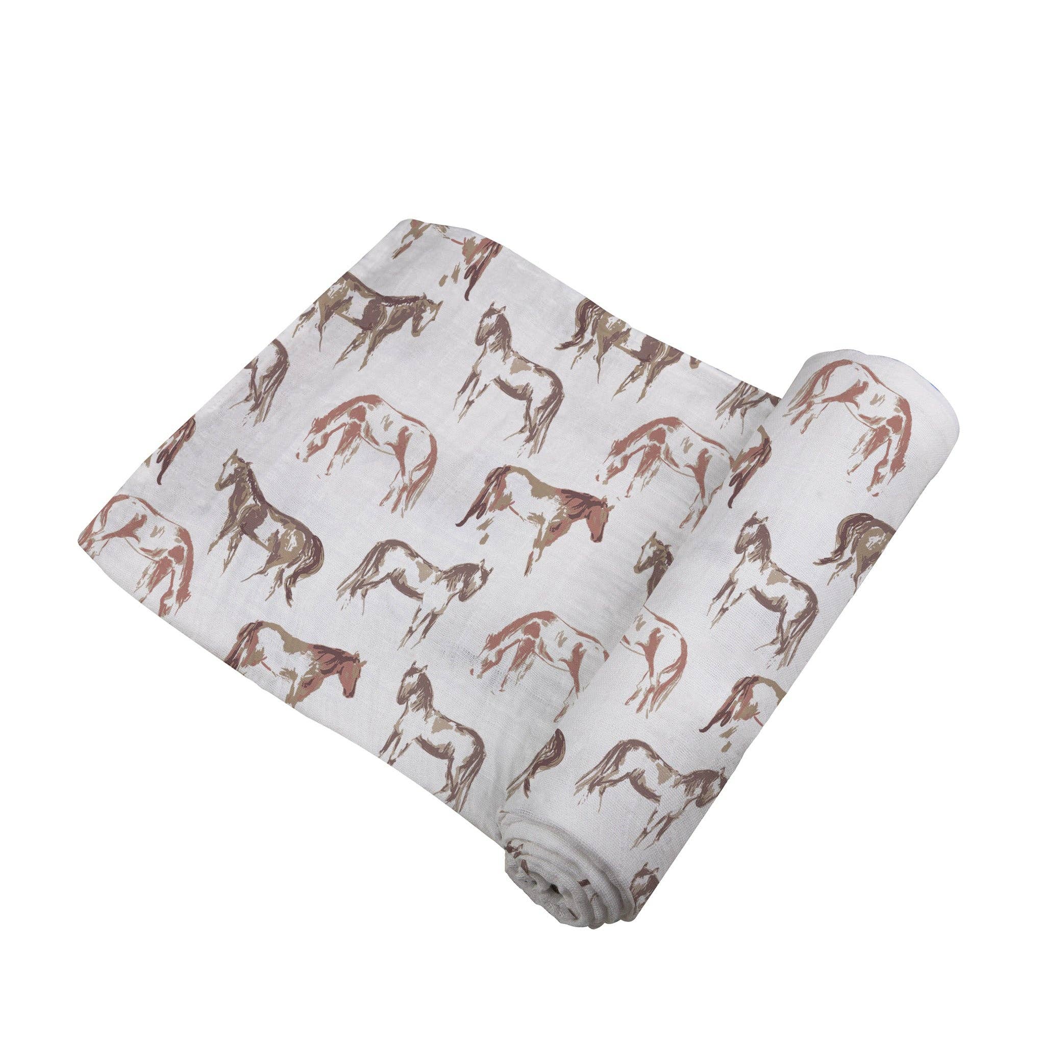 The Wild Horses Bamboo Swaddle