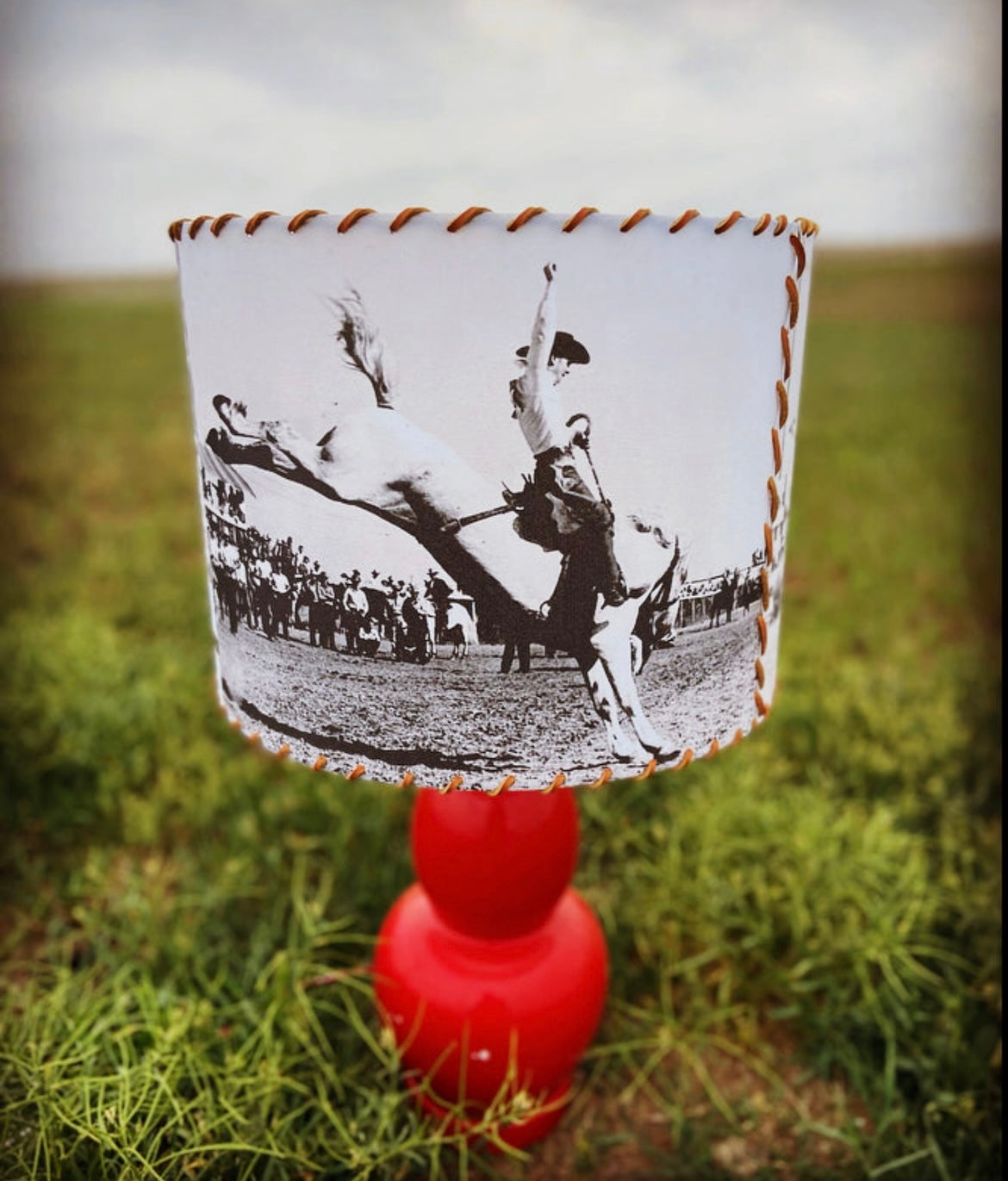 Legend : Bronc Rider Casey Tibbs Lamp Shade