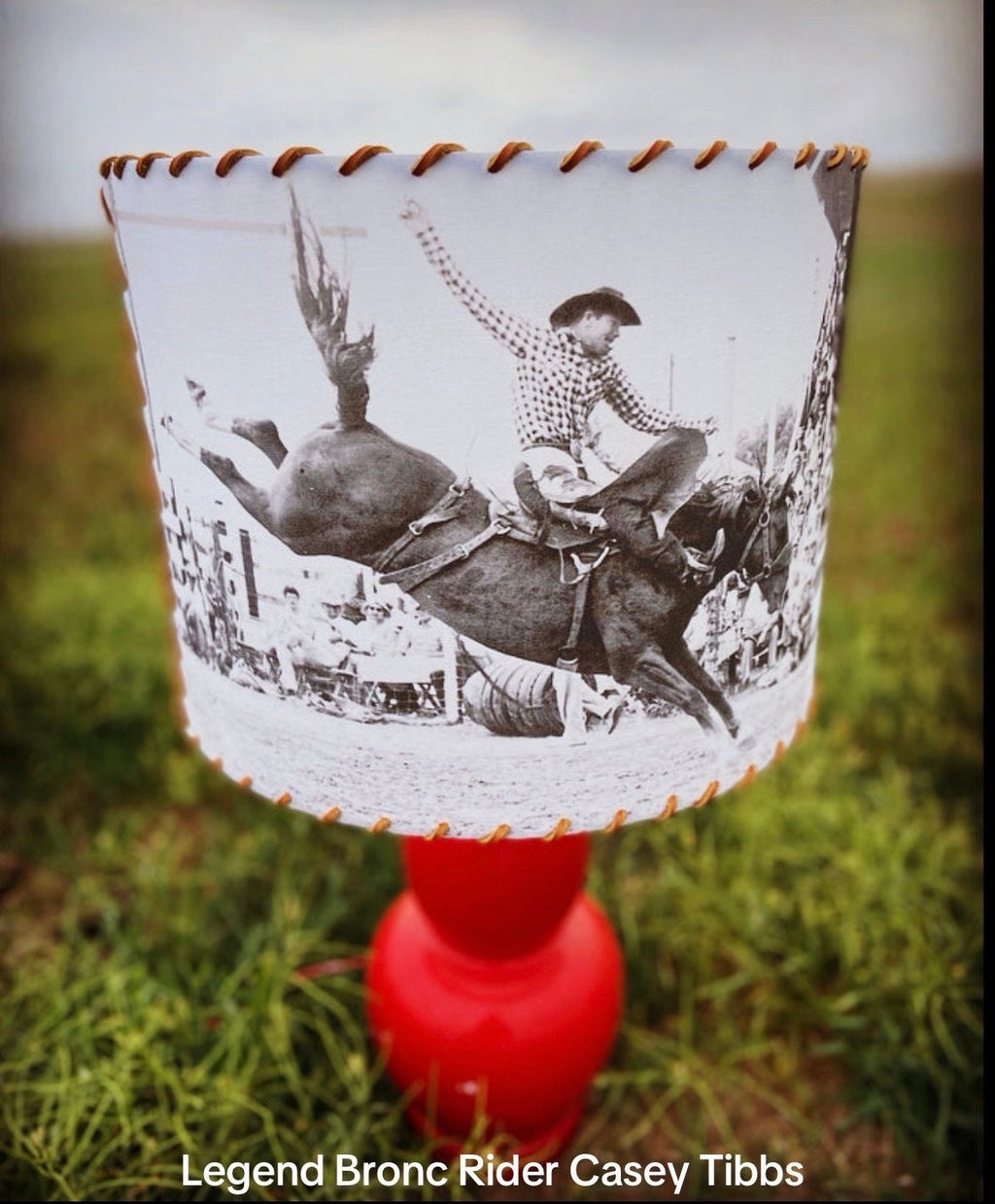 Legend : Bronc Rider Casey Tibbs Lamp Shade