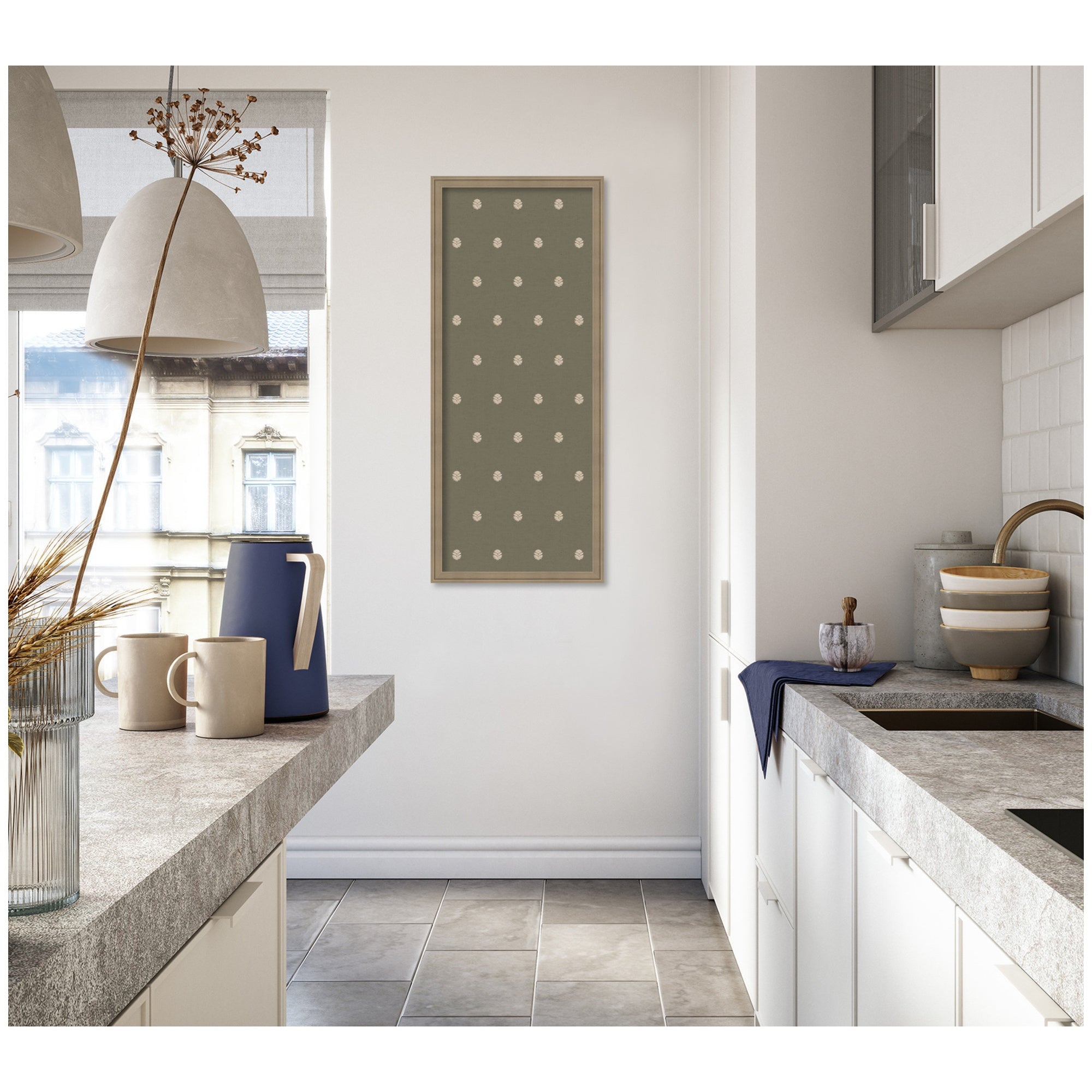 Pinboard | Green Botanical Block Print - Multiple Sizes!