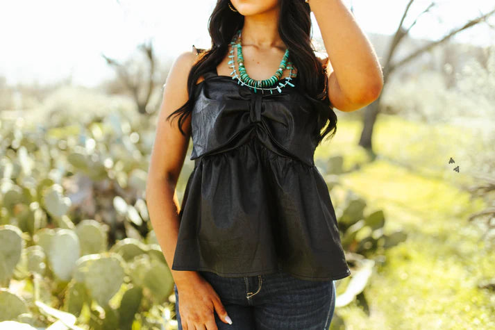 The Rodeo Ribbon Tank * MIDNIGHT
