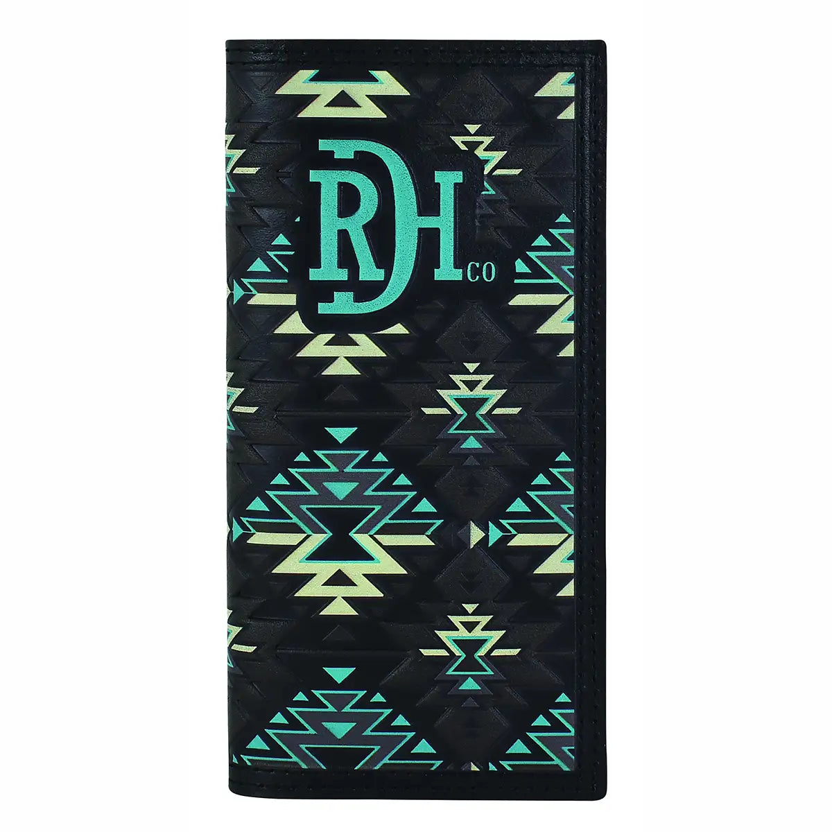 Red Dirt Hat Co | Turquoise Tiles (Black) - Men's Rodeo Wallet