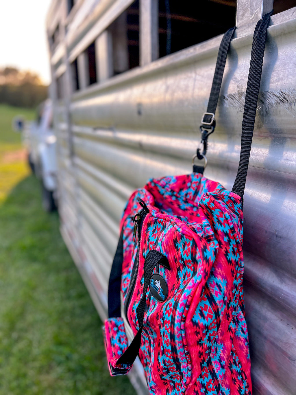 The Classic Coral Luxury Tack Bag