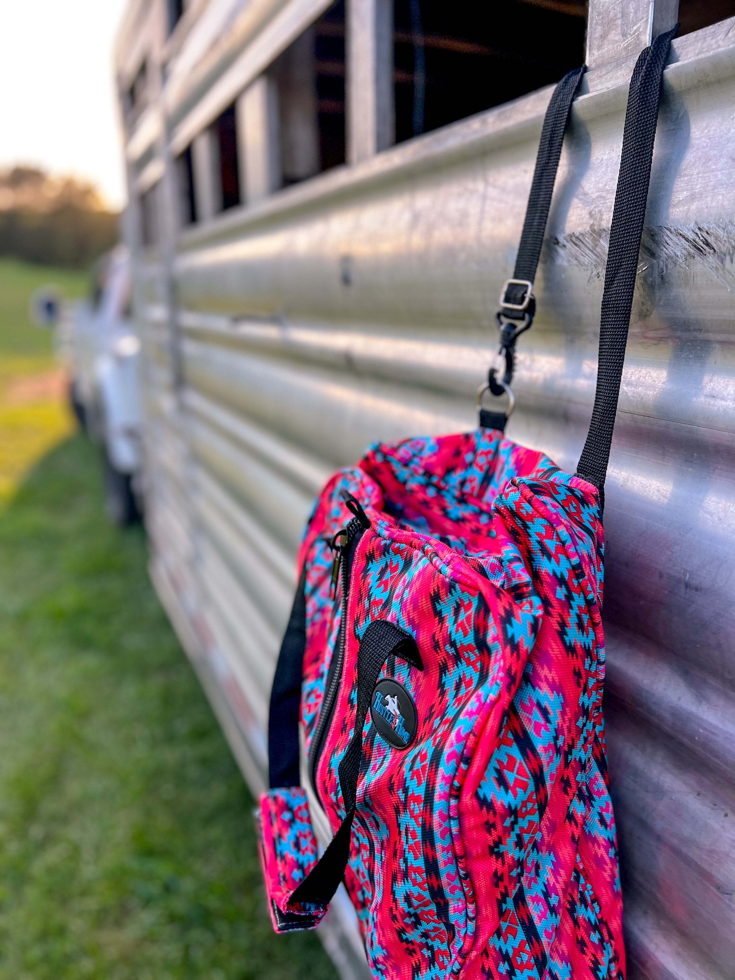 The Classic Coral Luxury Tack Bag