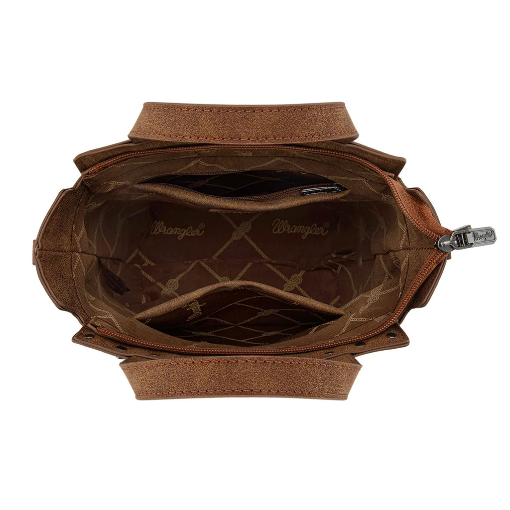 Wrangler Genuine Hair-On Cowhide Tote/Crossbody - Multiple Colors!