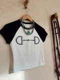 The Snaffle Bit Raglan Top