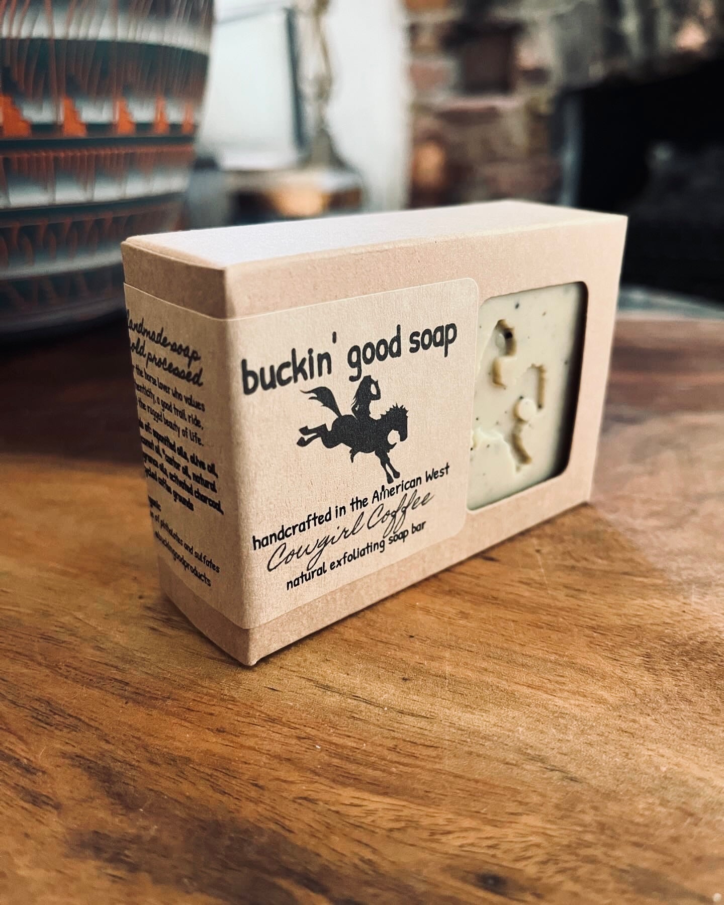 Buckin' Good Bar Soap, Cowgirl Coffee