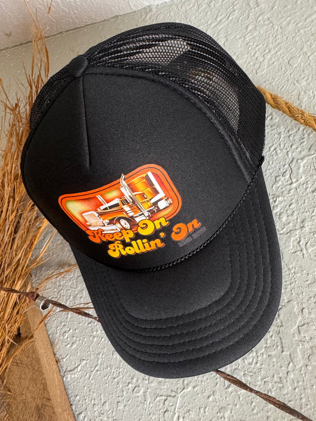 Keep On Rollin’ On Semi-Truck Trucker Hat