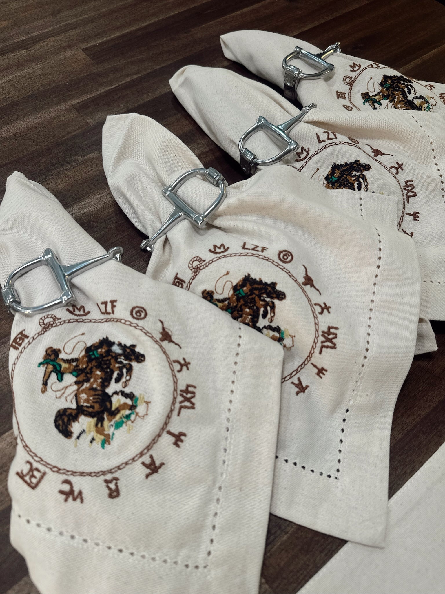 The Horse Bit Napkin Ring Set