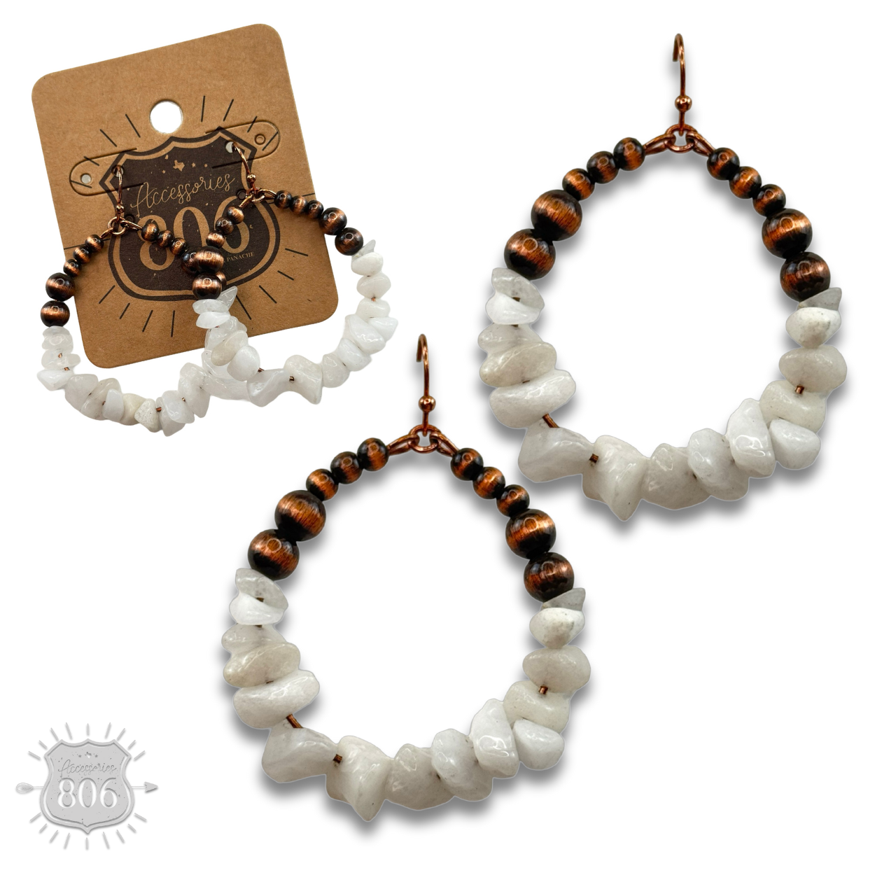 The Raven Teardrop Earrings - 4 Colors!
