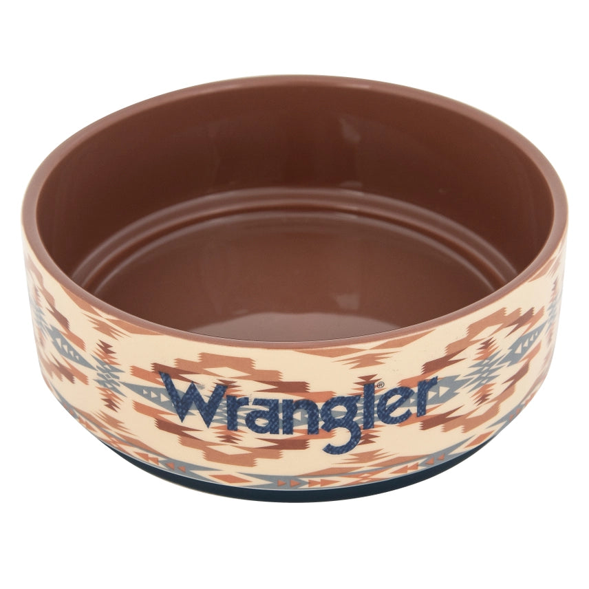 Wrangler Dog Bowl - Southwest Tan