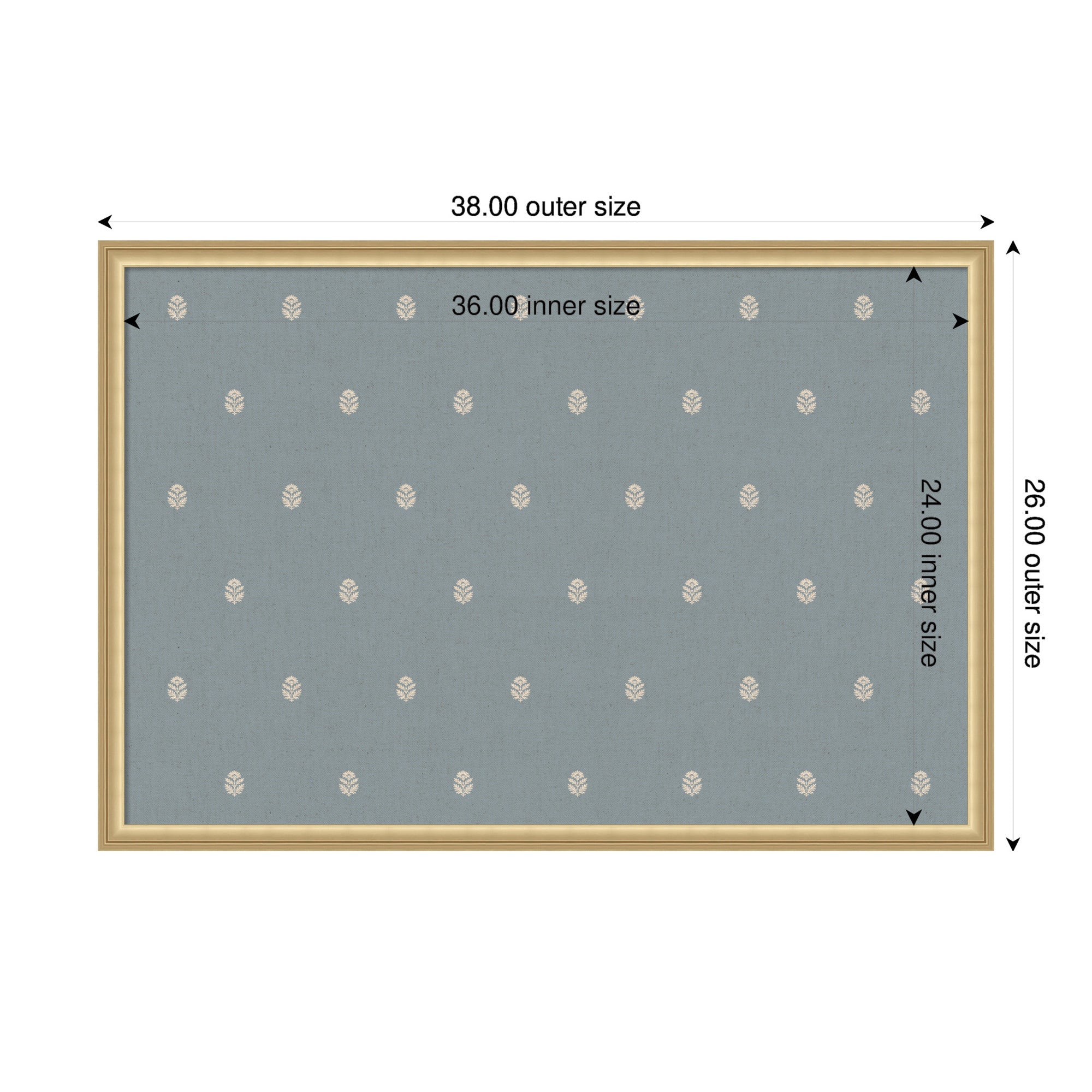 Pinboard | Blue Botanical Block Print