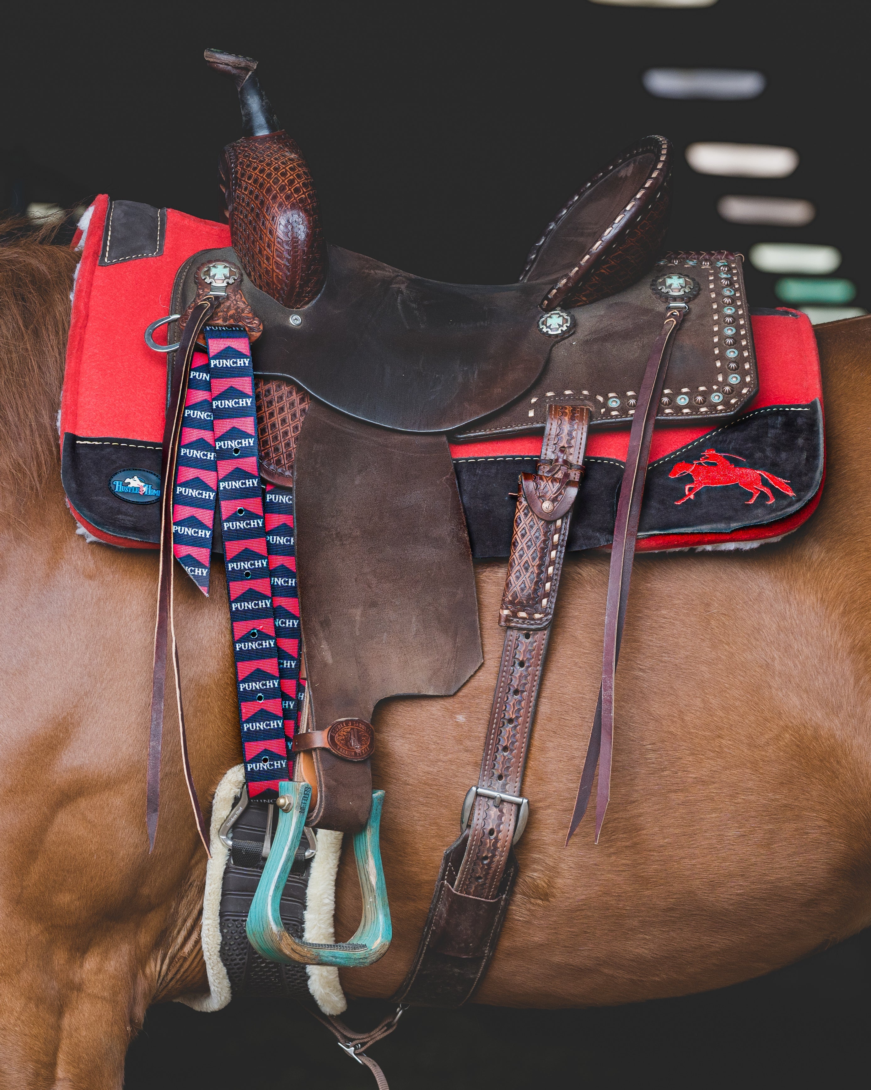 Hustle and Home | Black Punchy Cinch Strap Set