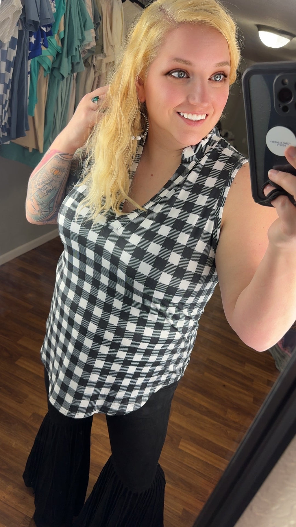 The Plaid My Love Tank