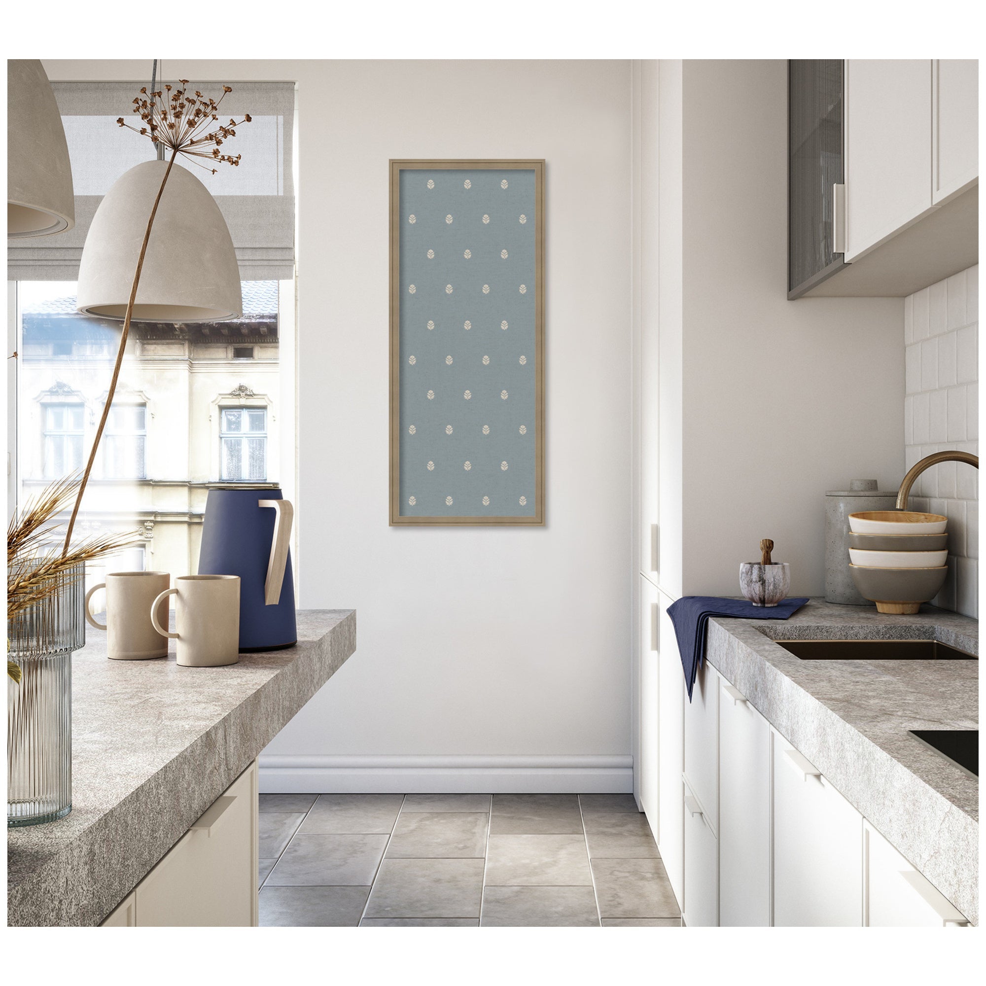 Pinboard | Blue Botanical Block Print