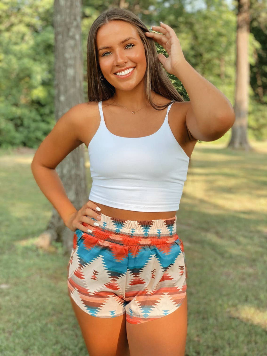 The Aztec Shawty Shorts