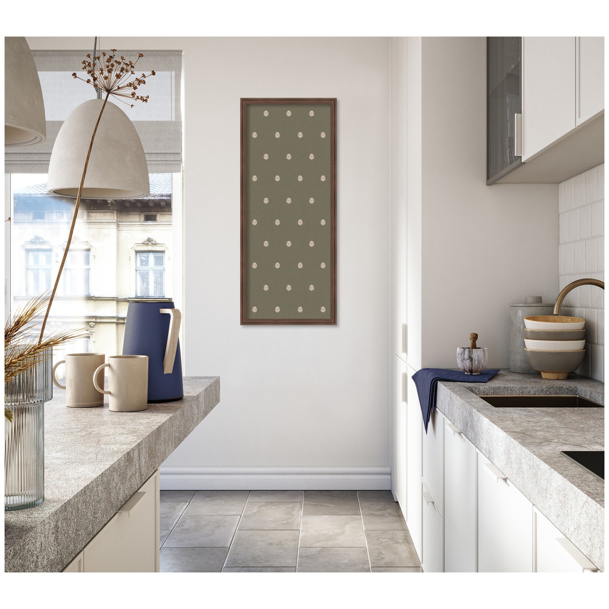 Pinboard | Green Botanical Block Print - Multiple Sizes!
