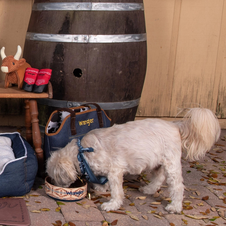 Wrangler Dog Bowl - Southwest Tan
