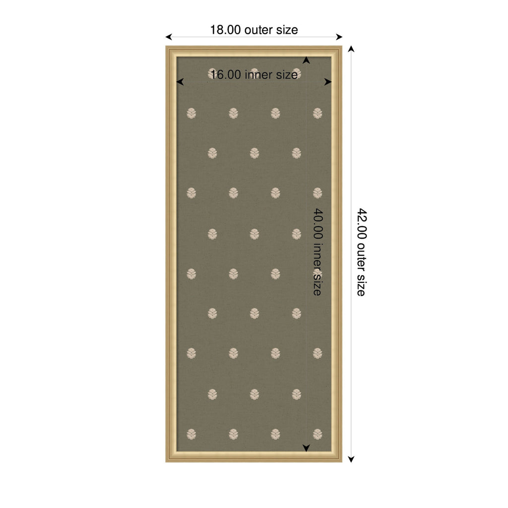 Pinboard | Green Botanical Block Print - Multiple Sizes!