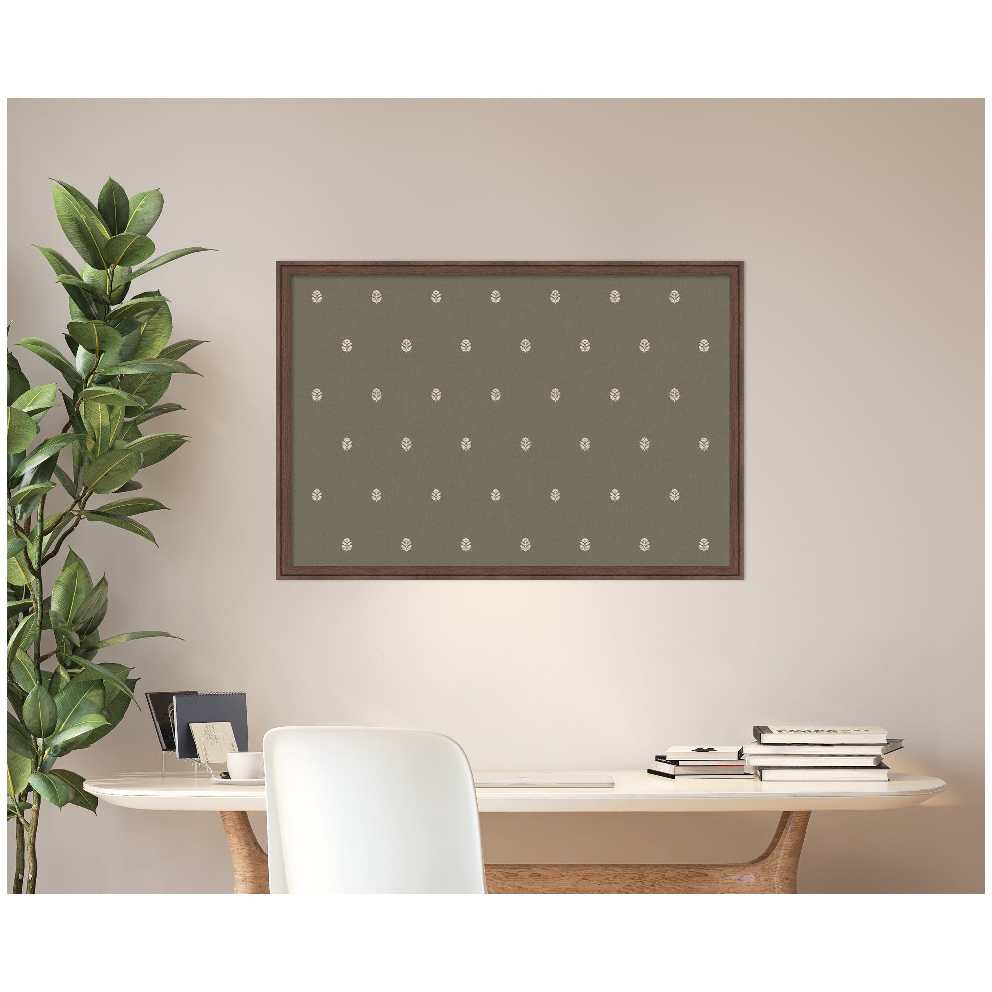 Pinboard | Green Botanical Block Print - Multiple Sizes!
