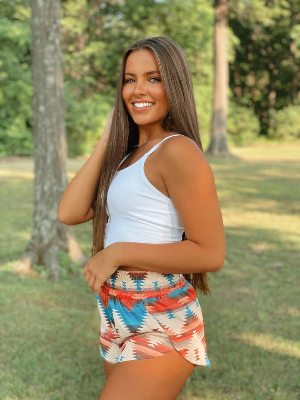The Aztec Shawty Shorts