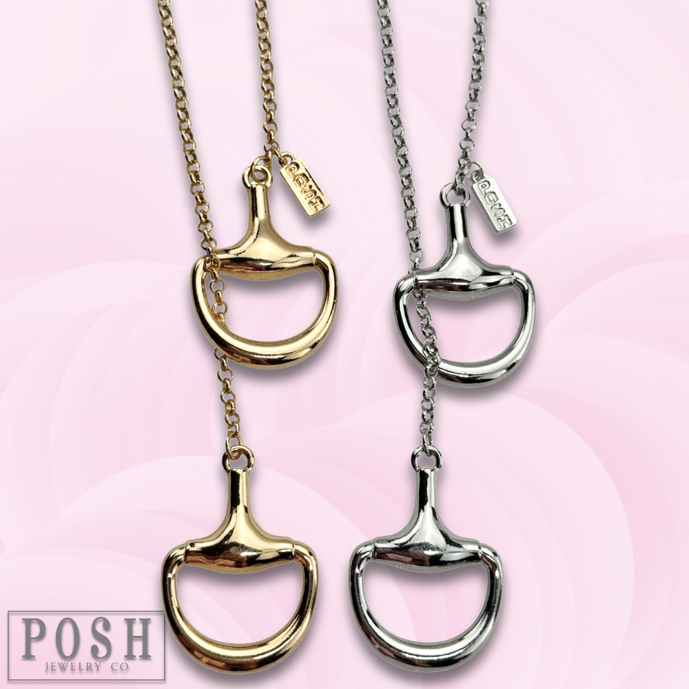 The Snaffle Bit Lariat Necklace