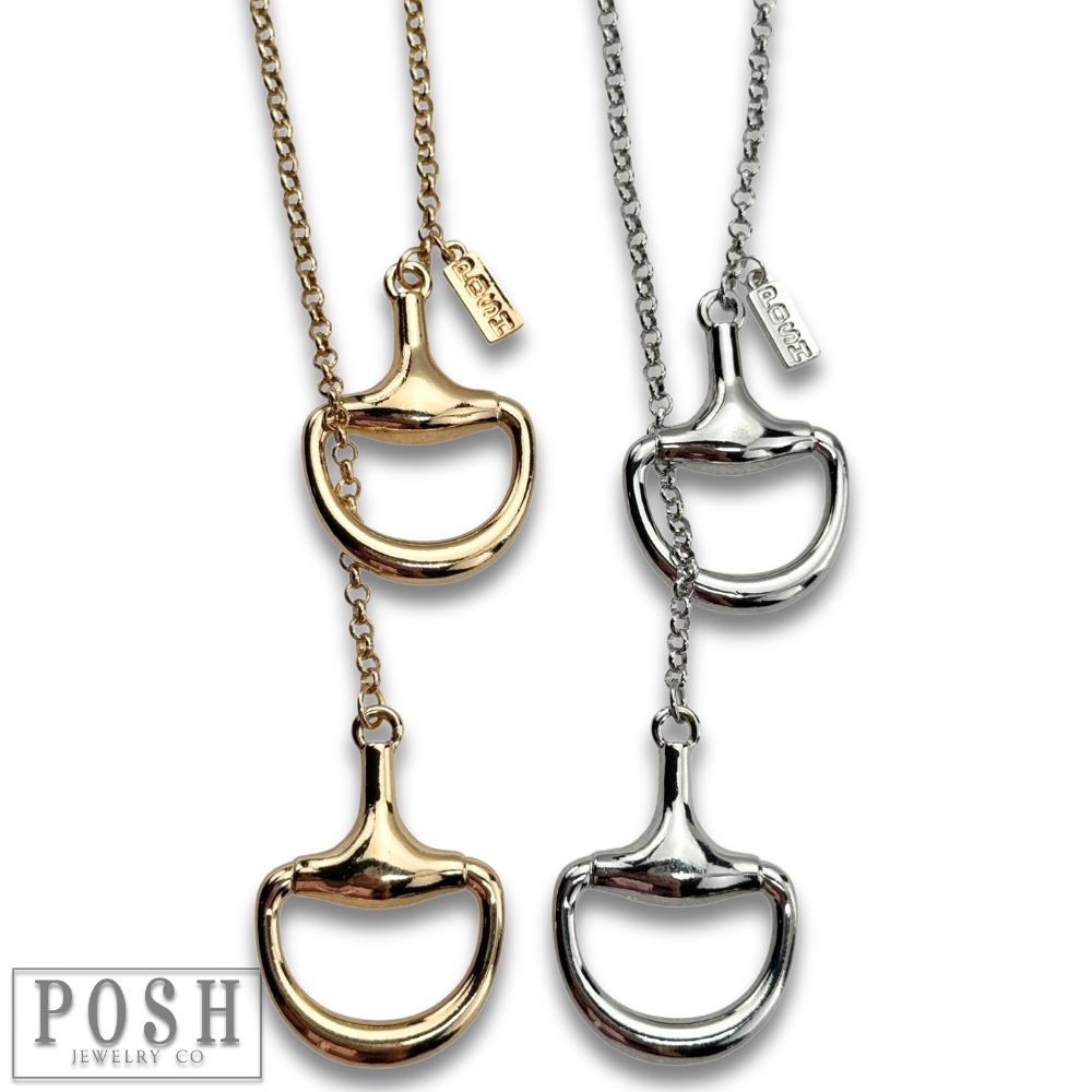 The Snaffle Bit Lariat Necklace