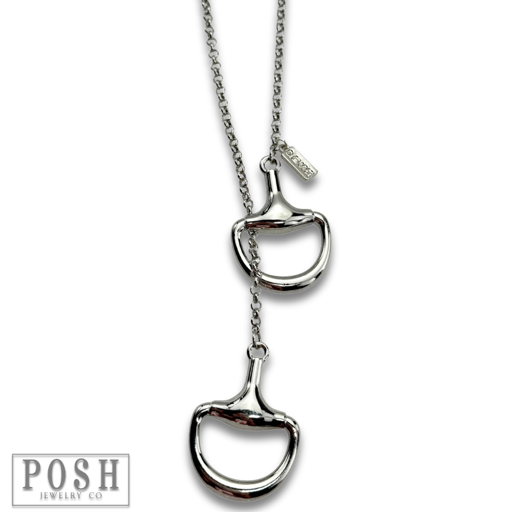 The Snaffle Bit Lariat Necklace