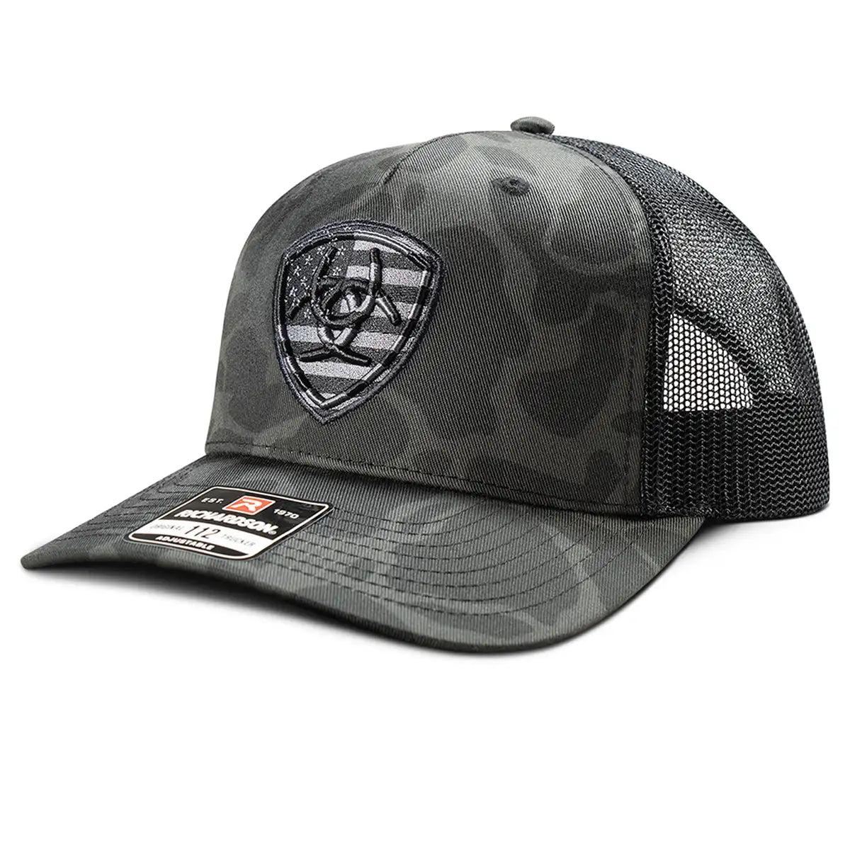 Ariat | Black Camo Trucker Cap