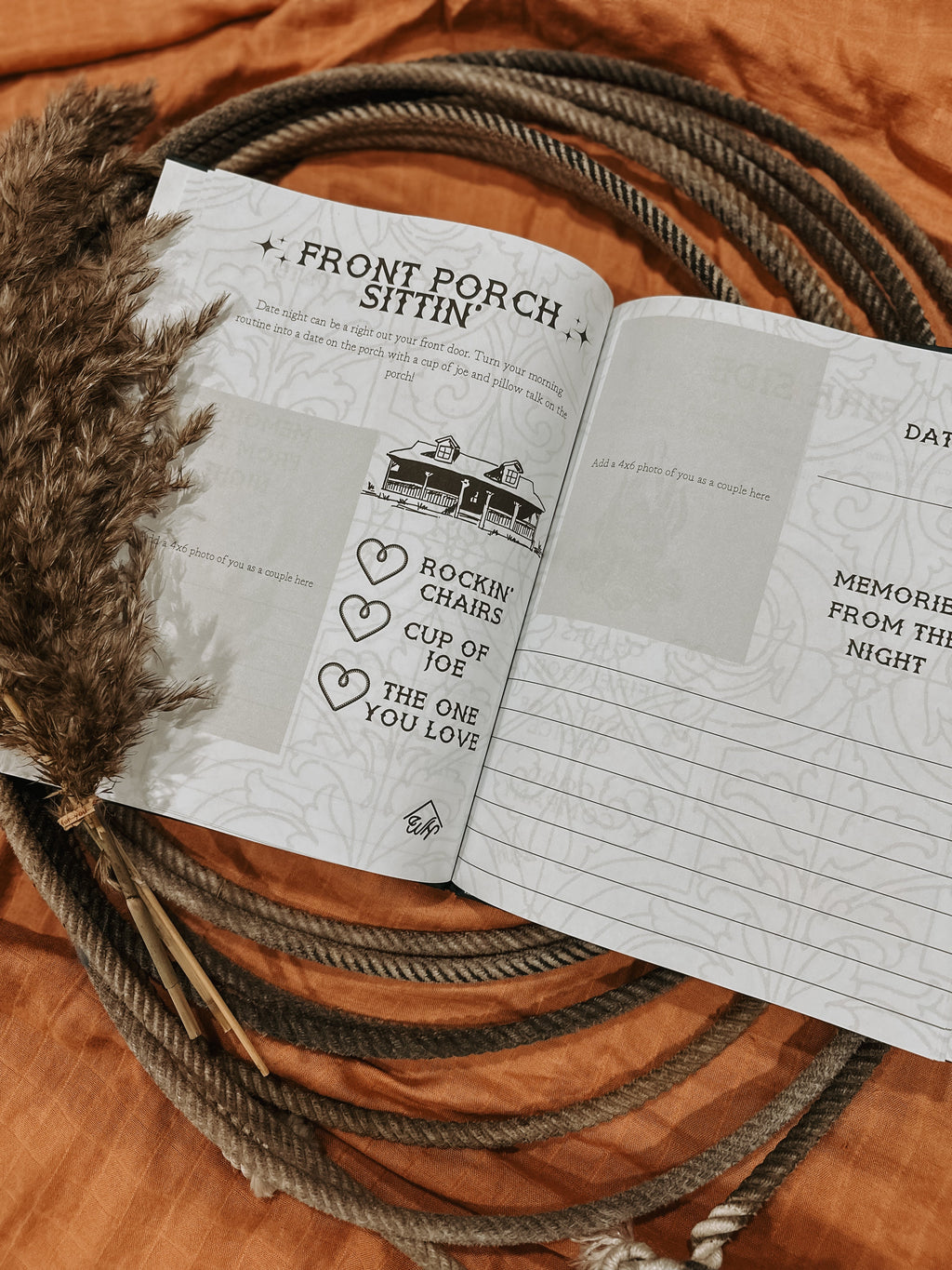 Western Date Night Memory Book