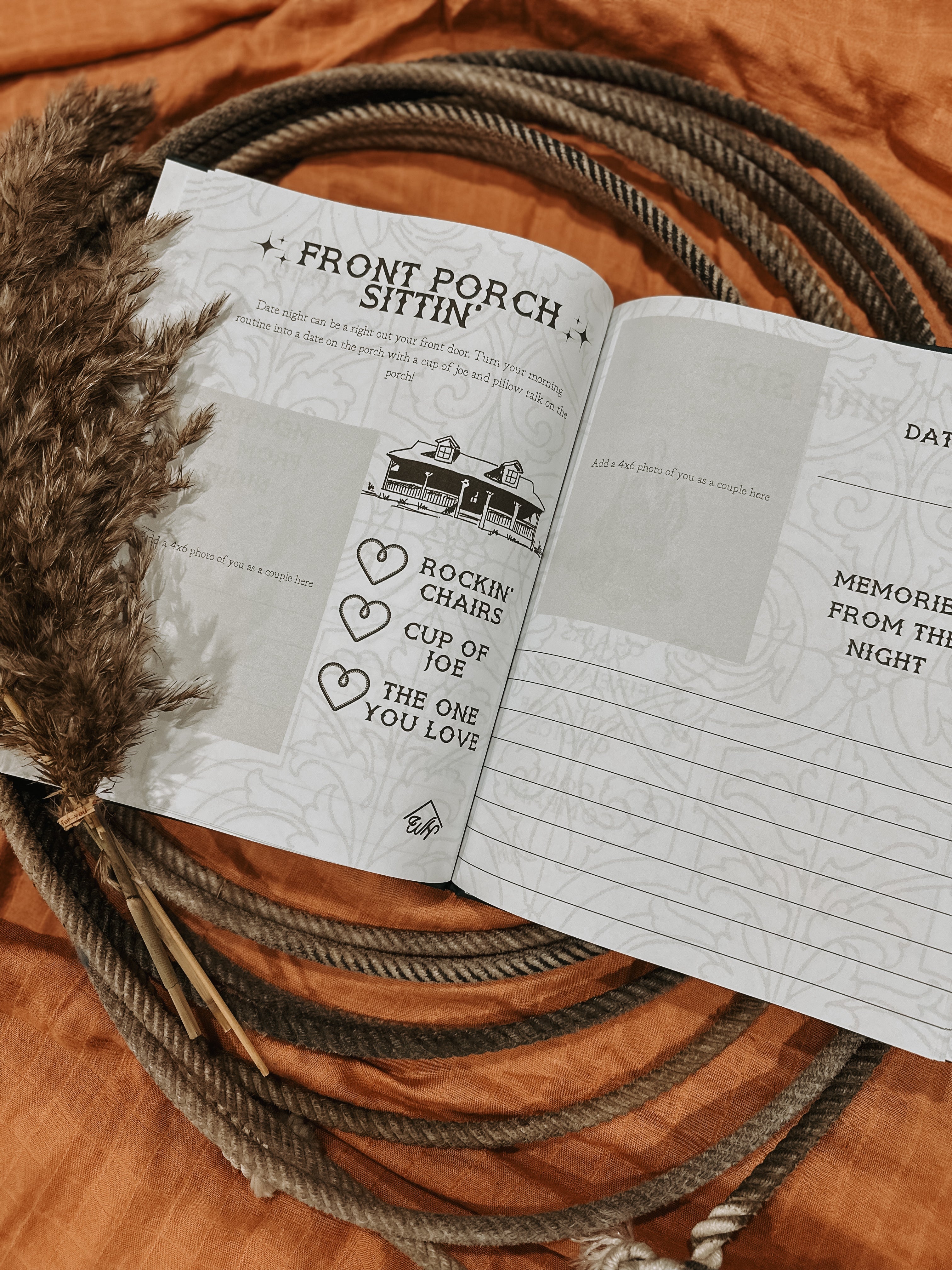 Western Date Night Memory Book
